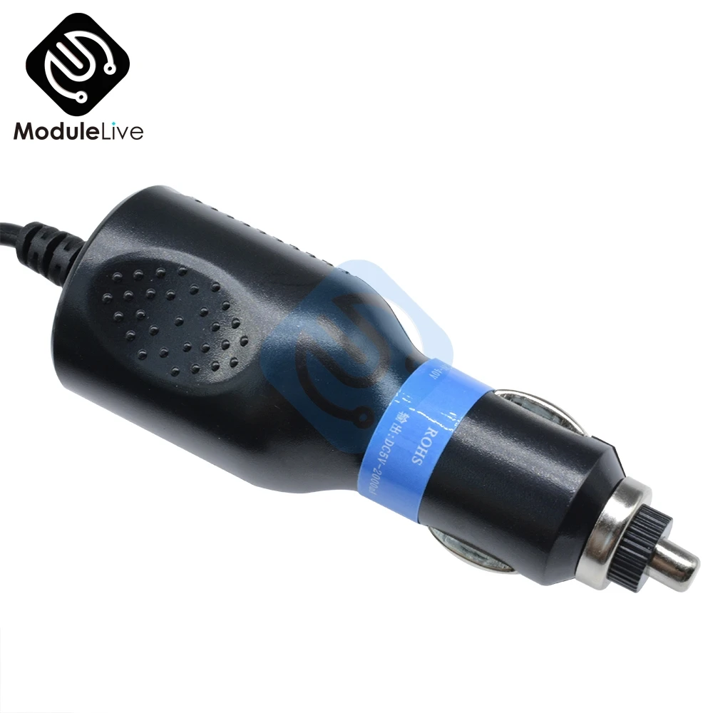 Мини USB Автомобильное зарядное устройство постоянного тока 5 В 2 а Кабель адаптер