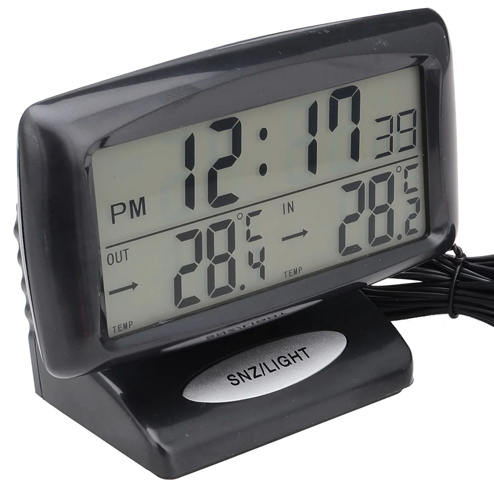 Новый многофункциональный цифровой автомобильный двойной термометр датчик