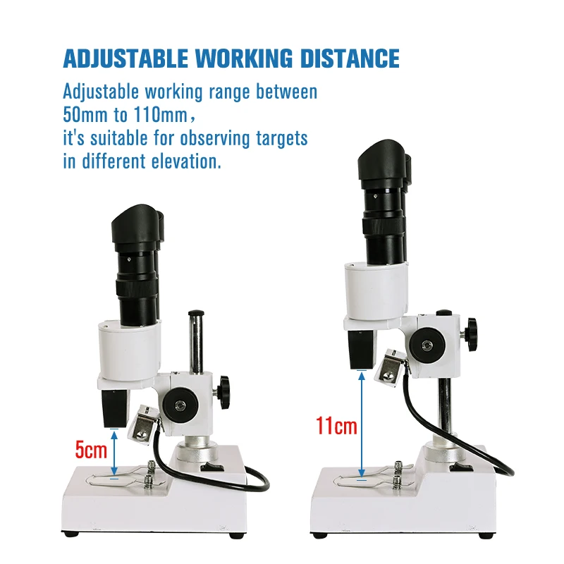 Профессиональный паяльный бинокулярный HD стерео микроскоп с увеличением 20x 40X со