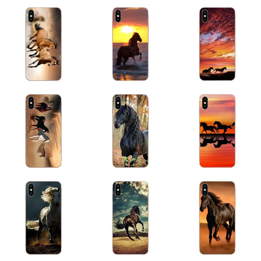 Четыре лошадей Бег для Galaxy J1 J2 J3 J330 J4 J5 J6 J7 J730 J8 2015 2016 2017 2018 mini Pro милые аксессуары