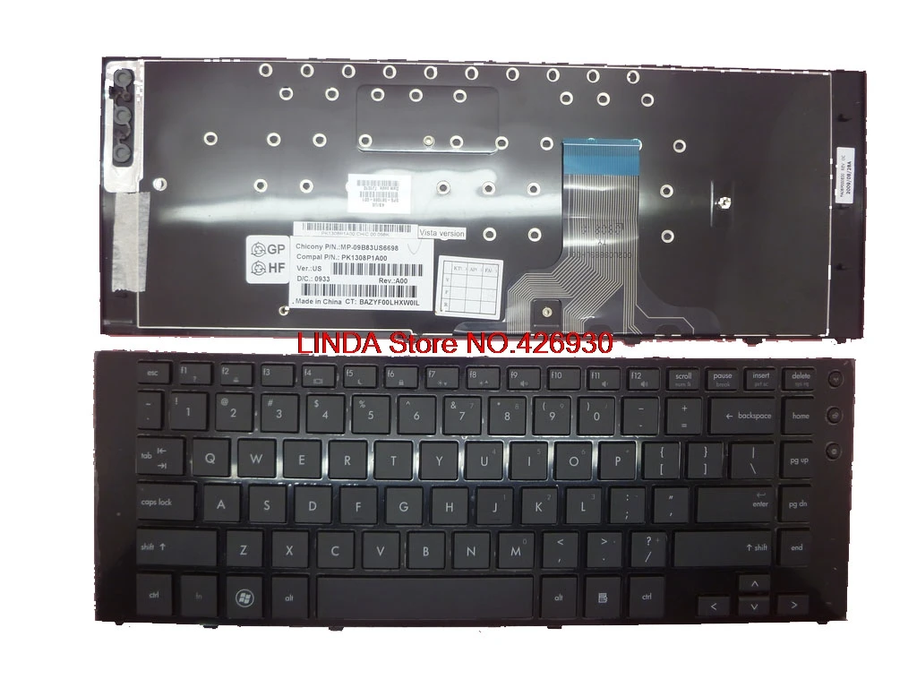 Клавиатура для ноутбука hp ProBook 5310M 5320M 581089-DH1 581089-091 581089-281 581089-AB1 581089-031 581089-001 KR US UK NE TI