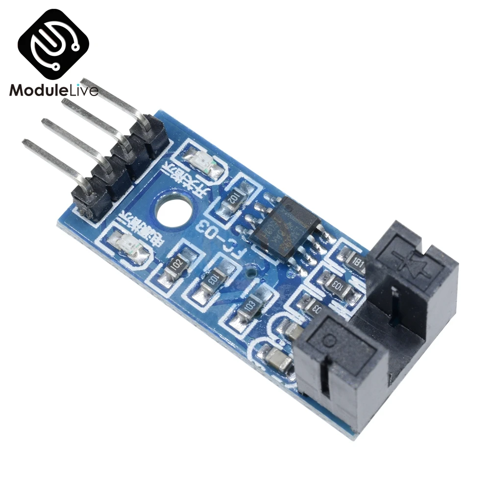 Модуль датчика скорости Тип слота ИК оптопара LM393 для Arduino Groove датчик муфты 3 В 5 в