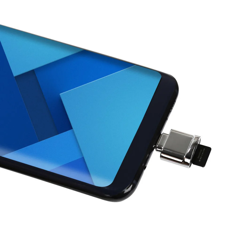 Металлический USB 3 1 Type C Micro SD TF кардридер OTG адаптер для Sam sung Galaxy S8 Прямая поставка