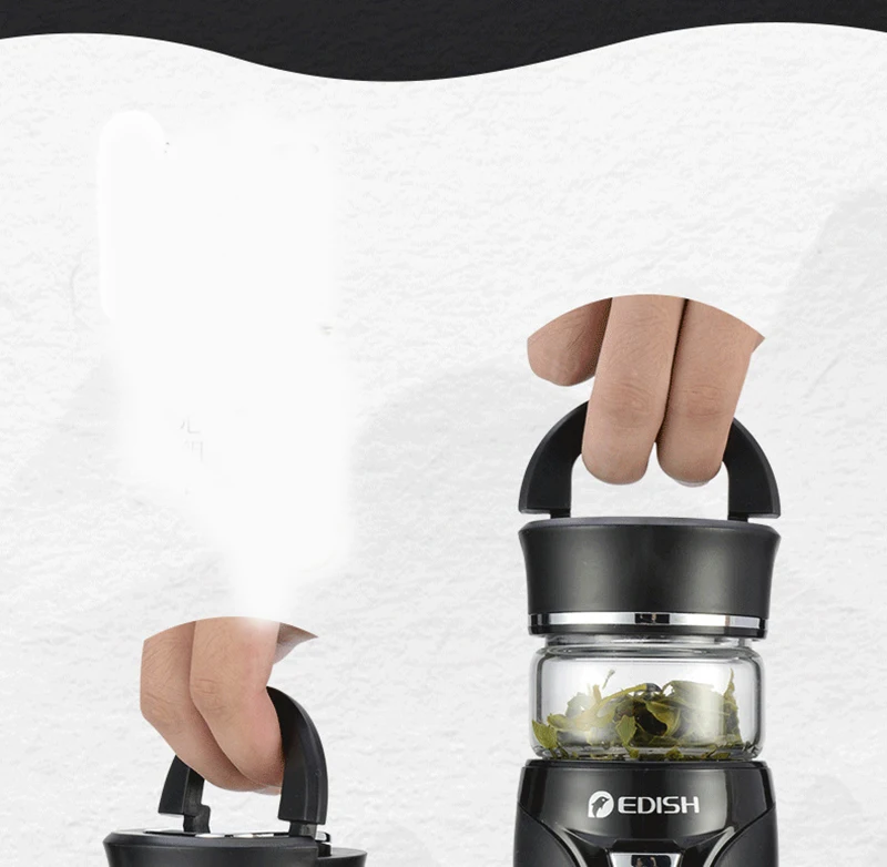 Кружка 316 термос из нержавеющей стали чашка стальная портативная чашка для воды Мужская портативная чайная разделительная чайная чашка набор