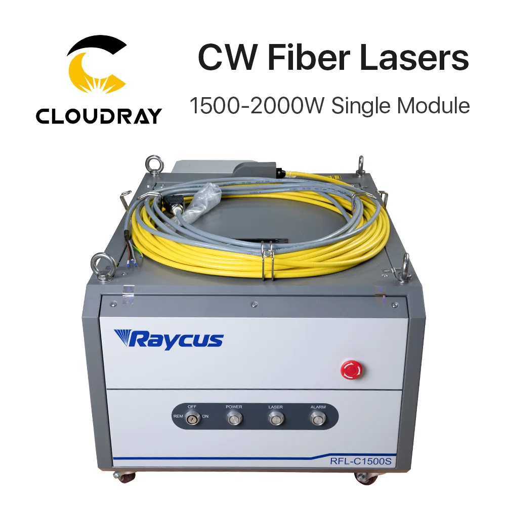 Cloudray Raycus 1500-2000 Вт одиночный модуль CW волоконные лазеры серии 1064nm для резки волокна RFL-C1500S RFL-C2000S
