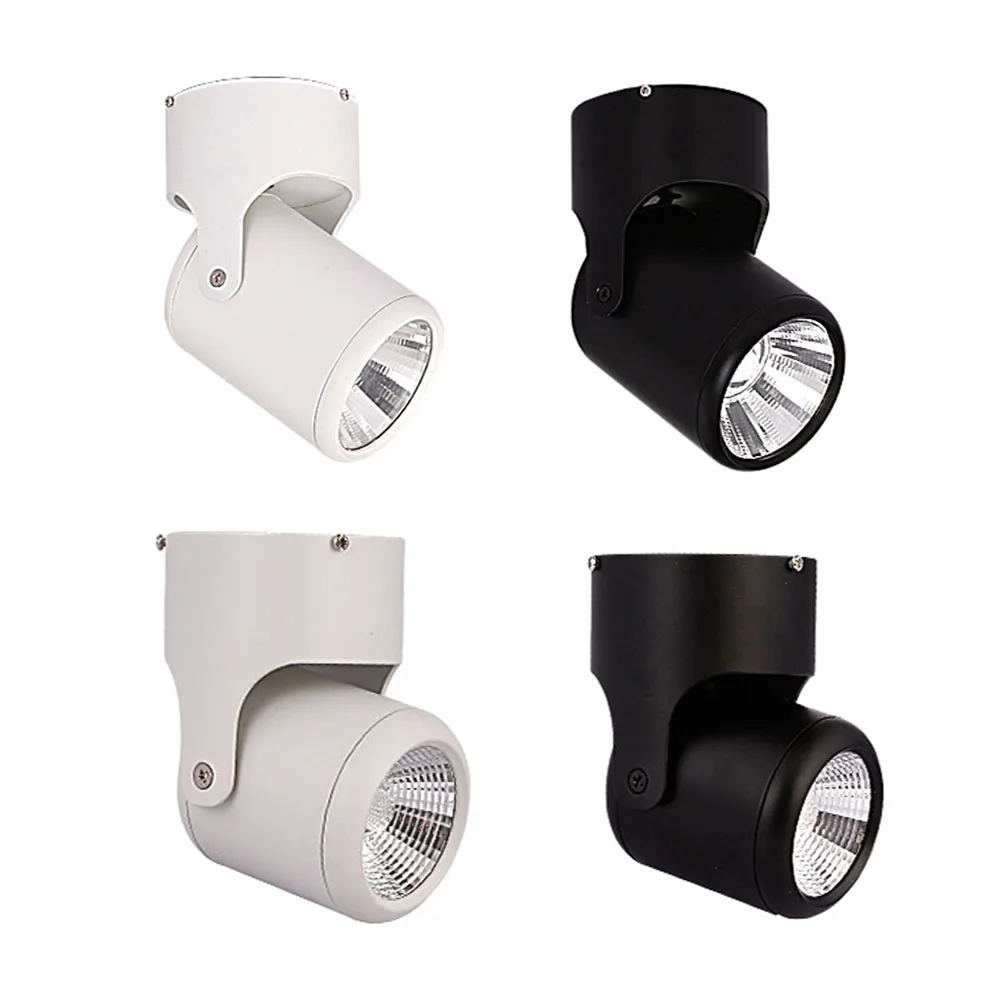 Светодиодный потолочный светильник с поверхностным креплением точечный