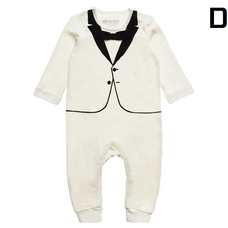 New fashion Christmas autumn children's rompers baby one pieces long sleeve body suits for boy clothes kid party A suit |