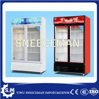 2017 commercial beverage refrigerated supermarket display cabinet air cooling type