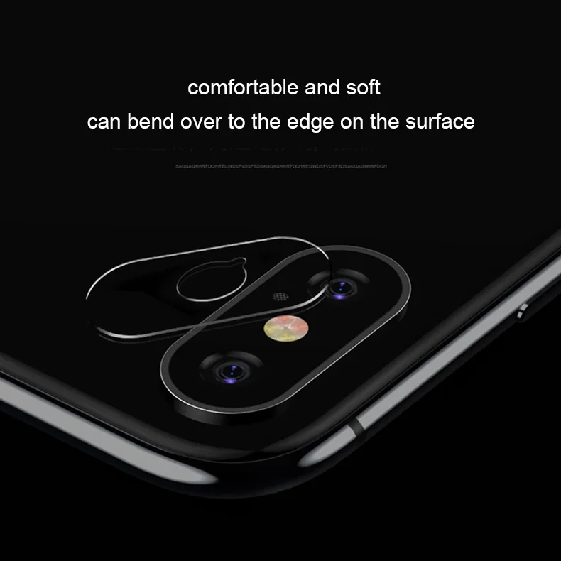 Защита объектива камеры для iPhone XS Max XR X S R 10 закаленное стекло на iPhone7 7 8 Plus X R задняя пленка для объектива+ Защитная бампер кольцо