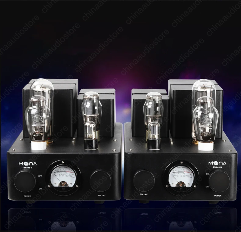 HiFi MONA 845 ламповый усилитель пара 845 Моно блок стерео одиночный класс А ламповый усилитель, 300B водительский этап, 6SL7 предусилитель
