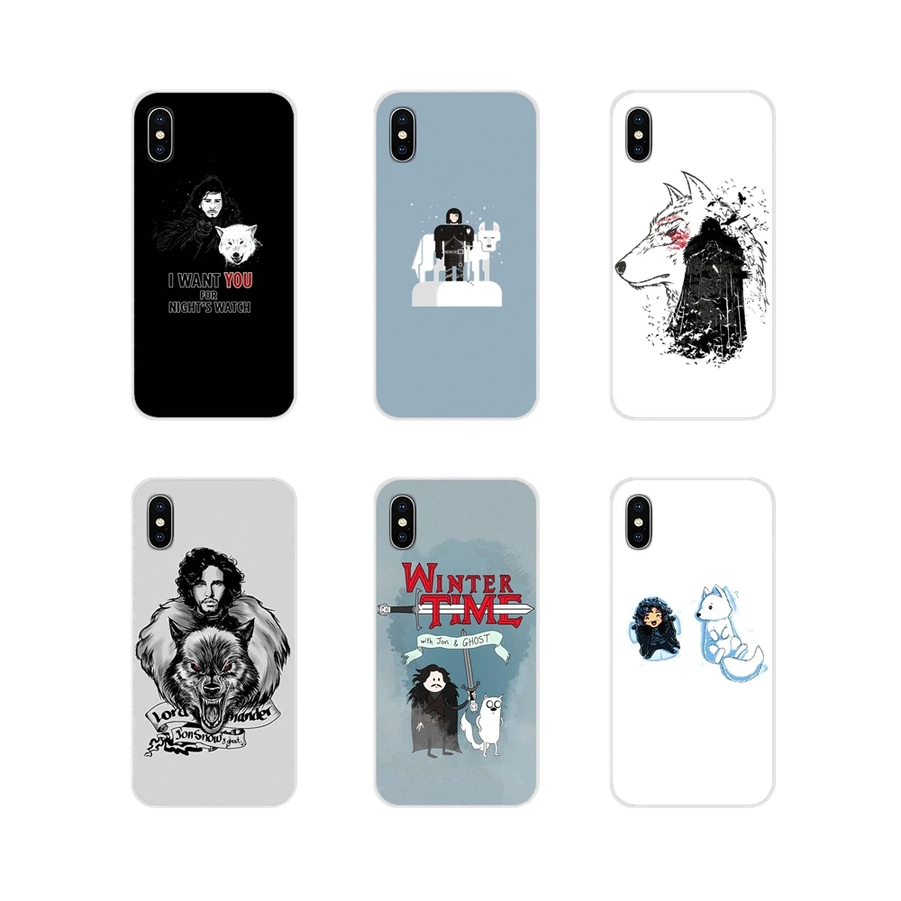 Чехол для мобильного телефона Jon Snow Game of Thrones GOT Dogs Xiaomi Mi6 A1 5X 6X Redmi Note 5 5A 4X 4A 4 3 Plus Pro
