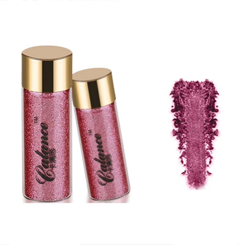 Водостойкие мерцающие долговечные пигменты глаза блестки пудра для век