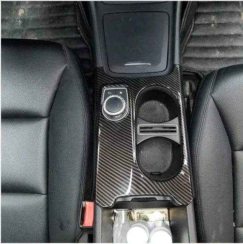 Держатель чашки из углеродного волокна для Mercedes Benz A/GLA/CLA Class C117 W117 2012 2017