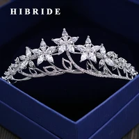 hibride flower women tiaras crowns wedding bridal jewelry classic female hair accessories for party gifts c 29