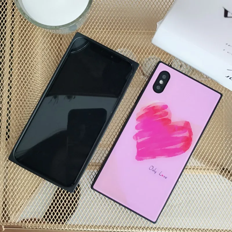 Чехол FTAIDKJ из закаленного стекла для iPhone X 7 8 Plus 6 6S | Мобильные телефоны и