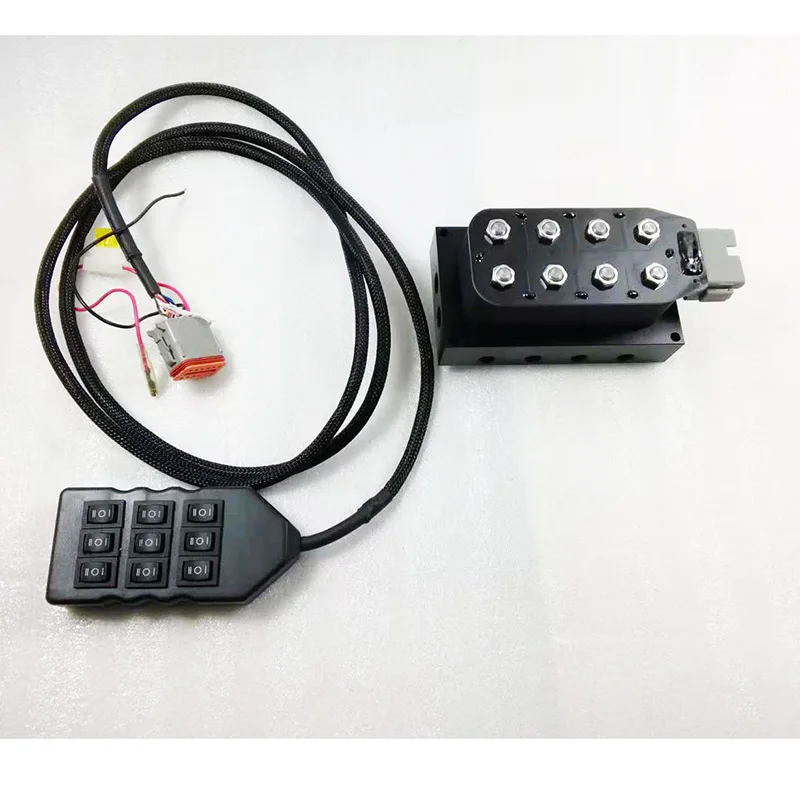 

Пневматический Амортизатор 1/4 "AA-VU8 8-угольный электромагнитный клапан, пневматический подвесной клапанный блок с кабельной вилкой и контроллером