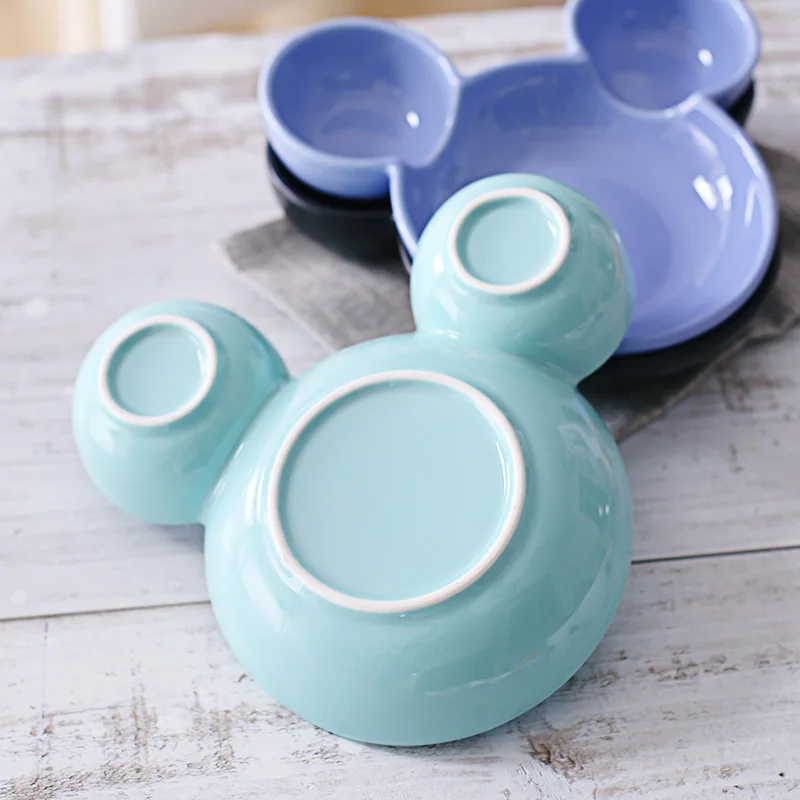 Модная керамическая посуда для малышей тарелка кормления детей фруктовые блюда 5