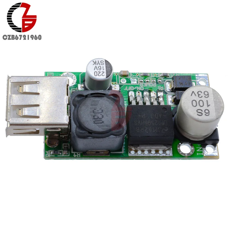 LM2596HV 5V DC 7 56V 9V 12V 24V 36V 48V to Fixed 3A неизолированный понижающий модуль