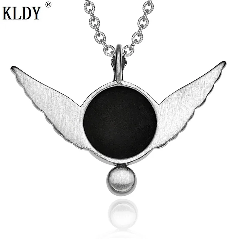 KLDY ожерелье в стиле панк с воротником двойное перо крылья ангела фиолетовые