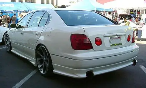 Для LEXUS GS300 GS430 S160 (1998-2004) JPA Стиль FRP стекло волокно передняя/задняя под спойлером