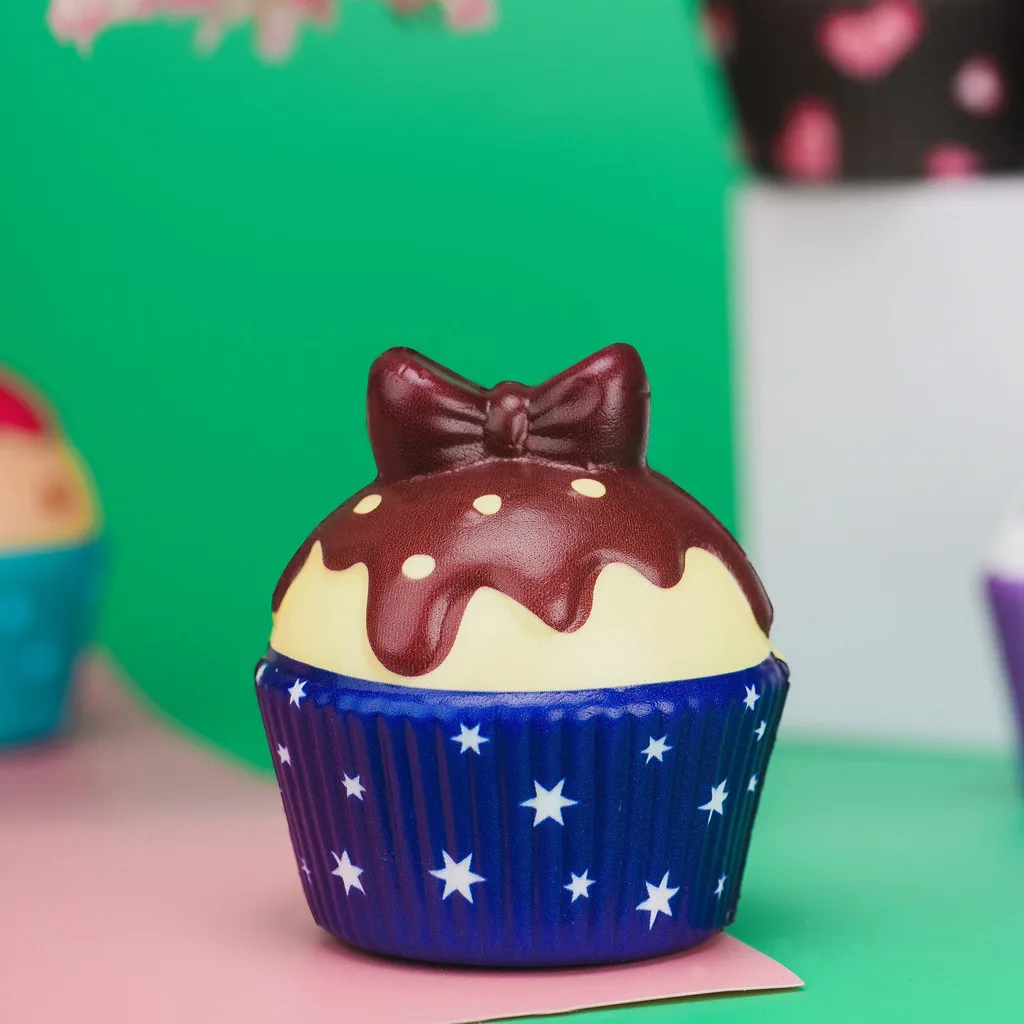 MiniAdorable PU чехол для телефона funy мороженое, мягкий медленно поднимающийся с рисунком мороженого на палочке очень медленно принимает начальную форму рост детей милый стресса надувные игрушки 6,5