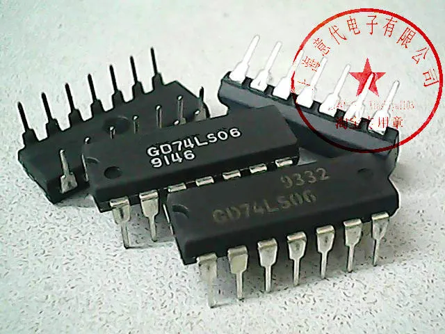 10 шт. 74LS06 7406 DIP 14 в наличии шестигранные Инверторные Буферы/драйверы с открытым
