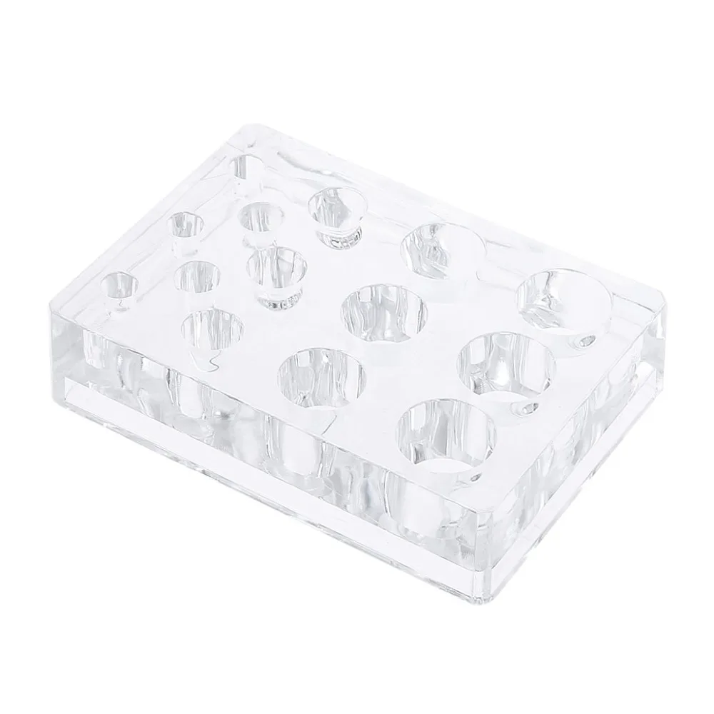 

Acrylic Tattoo Permanent Makeup Pigment Ink Caps Cup Holder Stand Rack Organizer