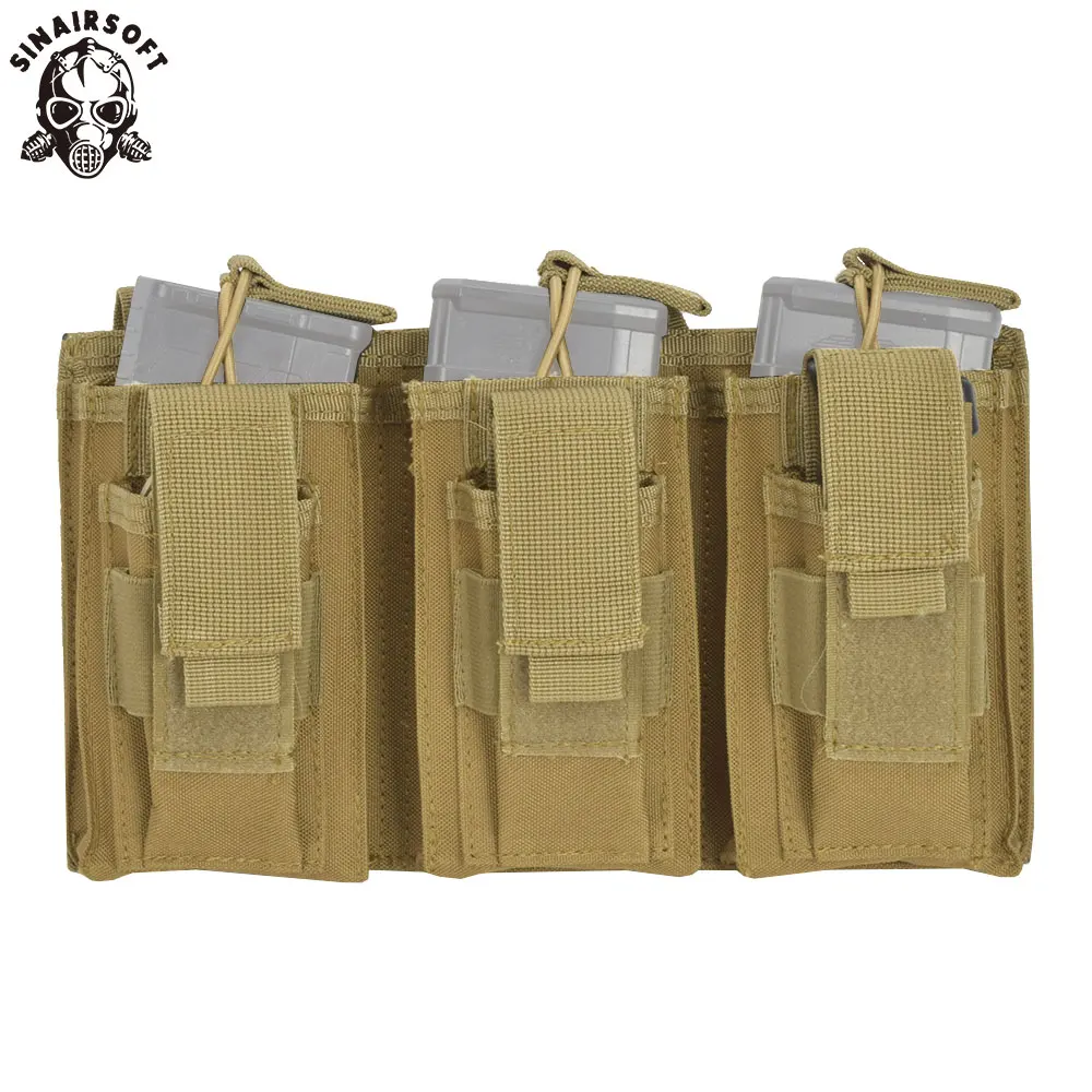 SINAIRSOFT тактическая Сумка MOLLE 223/5 56 мм с открытым верхом для пейнтбола страйкбола