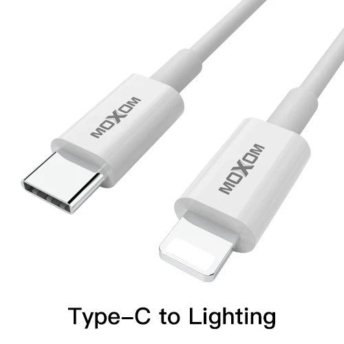 MOXOM usb type-C кабель для USB C кабель для samsung S10 S9 Xiaomi Mi 9 8 Quick Charge 4,0 USBC PD быстрое зарядное устройство USB-C кабель type-C - Цвет: CC-71