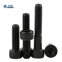 head cap screw screws bolts hex socket alloy steel 50pcslot m468101216202530354045505560mm black machine high