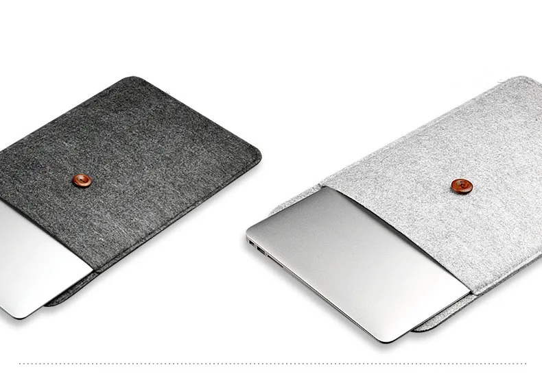 Шерстяной фетровый чехол для ноутбука Apple Macbook Air Pro retina 11 12 13 15 13,3 дюймов защитный чехол для ноутбука