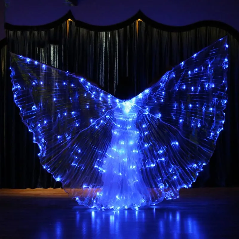 Вспышка Blink Color Led Isis крылья реквизит аксессуары для танца живота сцены Сияющие