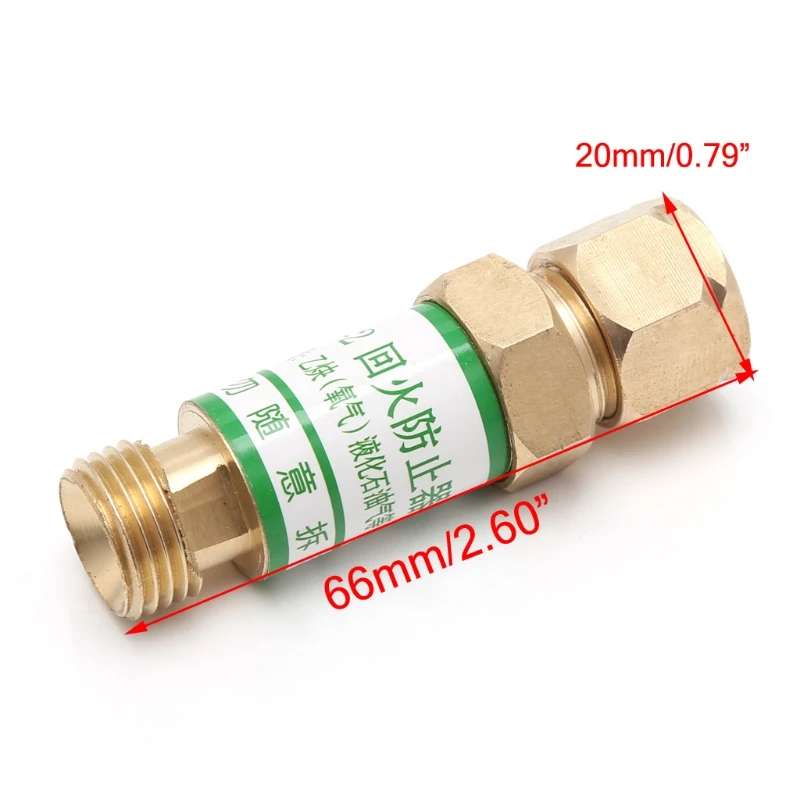 Запорный клапан BENGU M16x1.5 кислородный ацетилен обратный для редуктора давления
