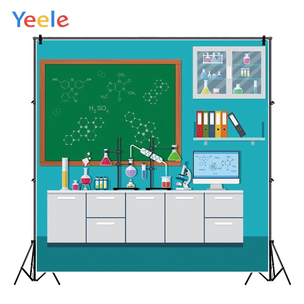 Фоны для детской вечеринки Yeele персонализированная школьная Лаборатория по