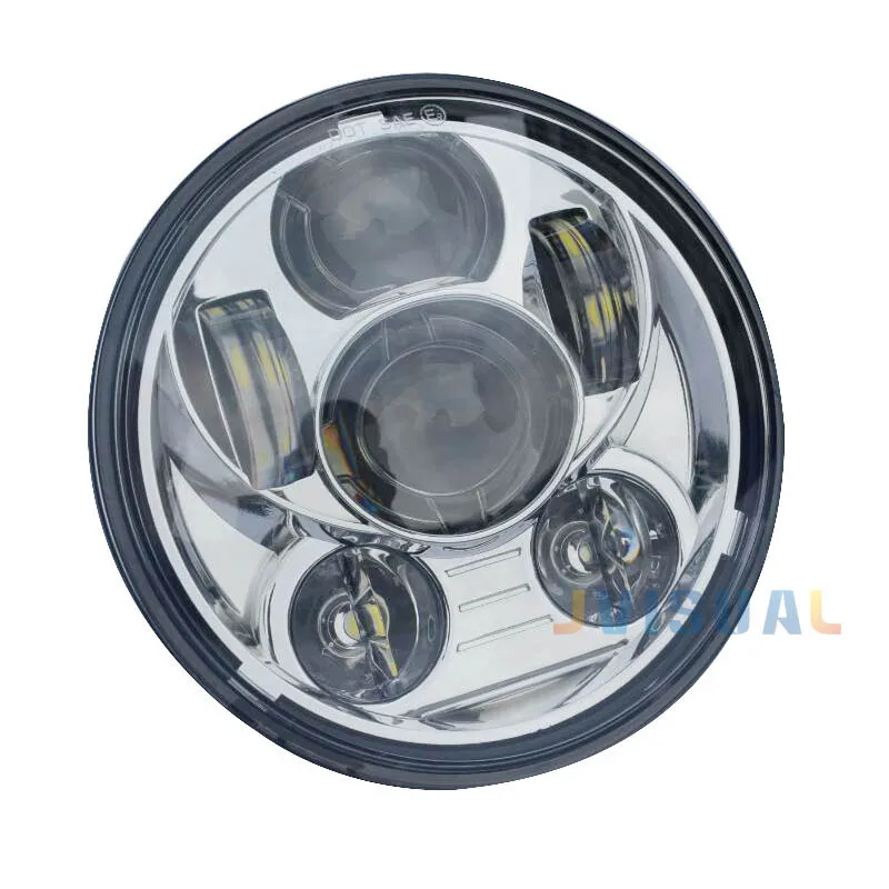 7-дюймовый мотоцикл фары DRL 7 &quotКруглый LED 883 проектор для Jeep Wrangler Road King Honda BREAKOUT |