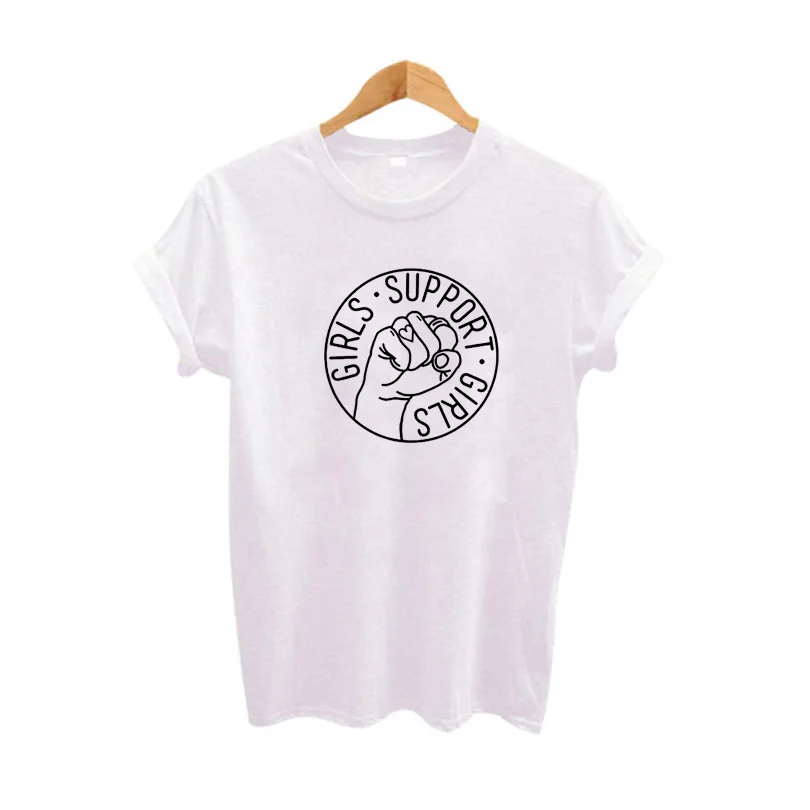 Femme Camiseta/футболка для девочек с надписью Поддержка хипстерская женская футболка
