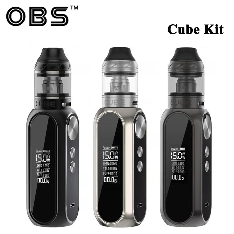 Оригинальный комплект OBS Cube электронная сигарета VW Vape с аккумулятором 3000 мАч 4 мл