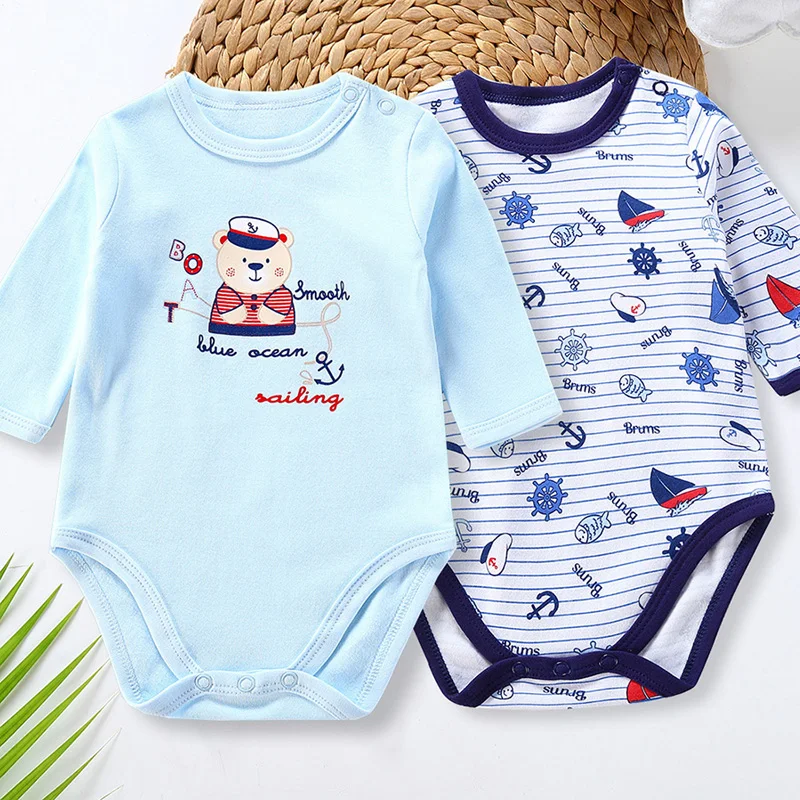 Комплект детской одежды из 2 предметов боди с длинными рукавами одежда для