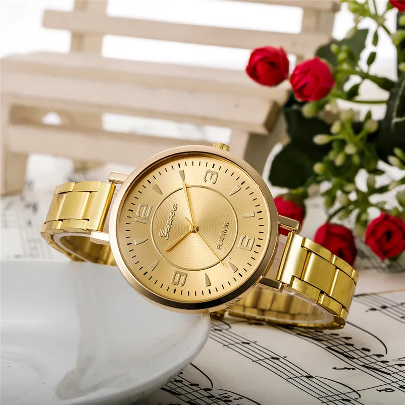 Женские часы модные женские известный бренд кристалл нержавеющая сталь