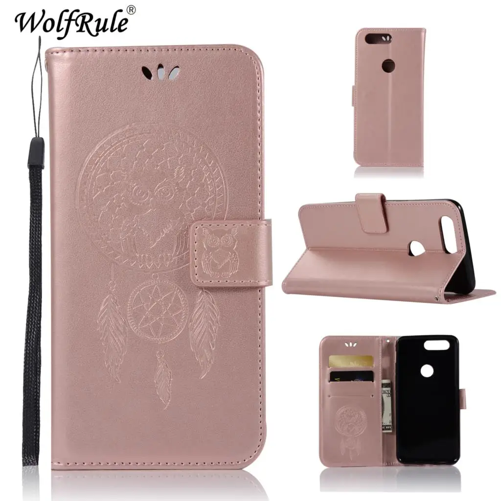 

WolfRule For Cover Oneplus 5T Case A5010 Flip Leather Case for Oneplus 5T Stylish Phone Bag Cover Wallet Case For One plus 5T