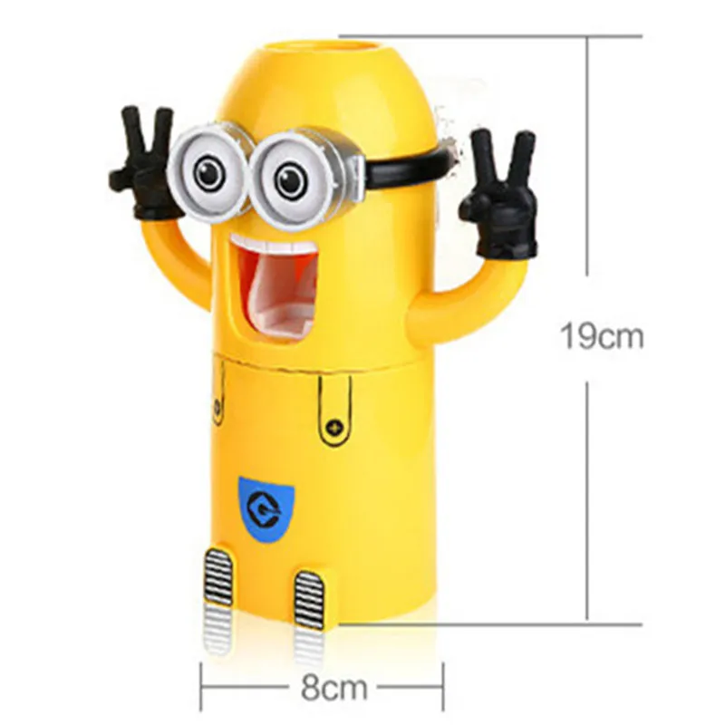 Child Cartoon Toothpaste Kid Creative Bathroom Accessories Washing three-in-one set Automatic Toothpaste