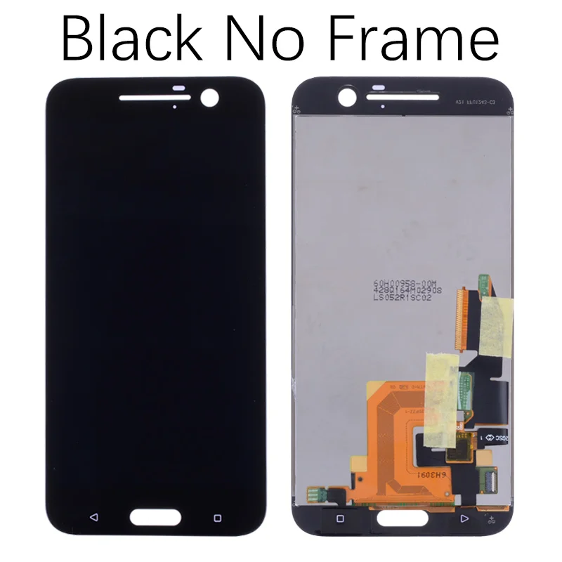 No Frame Black Дисплей для HTC One M10 LCD в сборе с тачскрином 5.2" Черно-белый - Цвет: No Frame Black