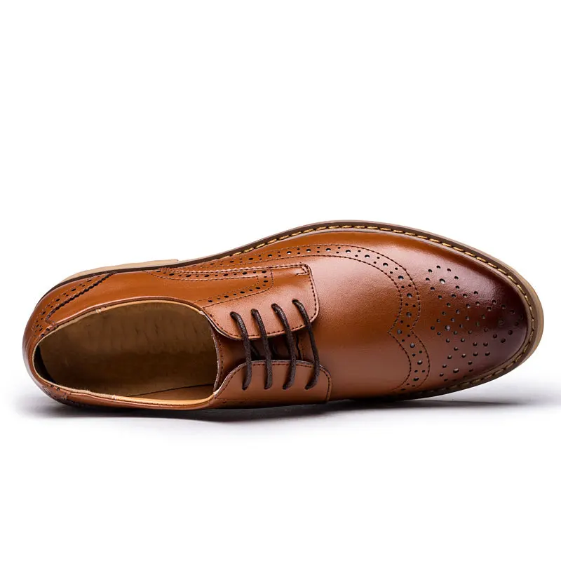 BACKCAMEL/высококачественные Туфли оксфорды мужские ботинки броги деловые модельные