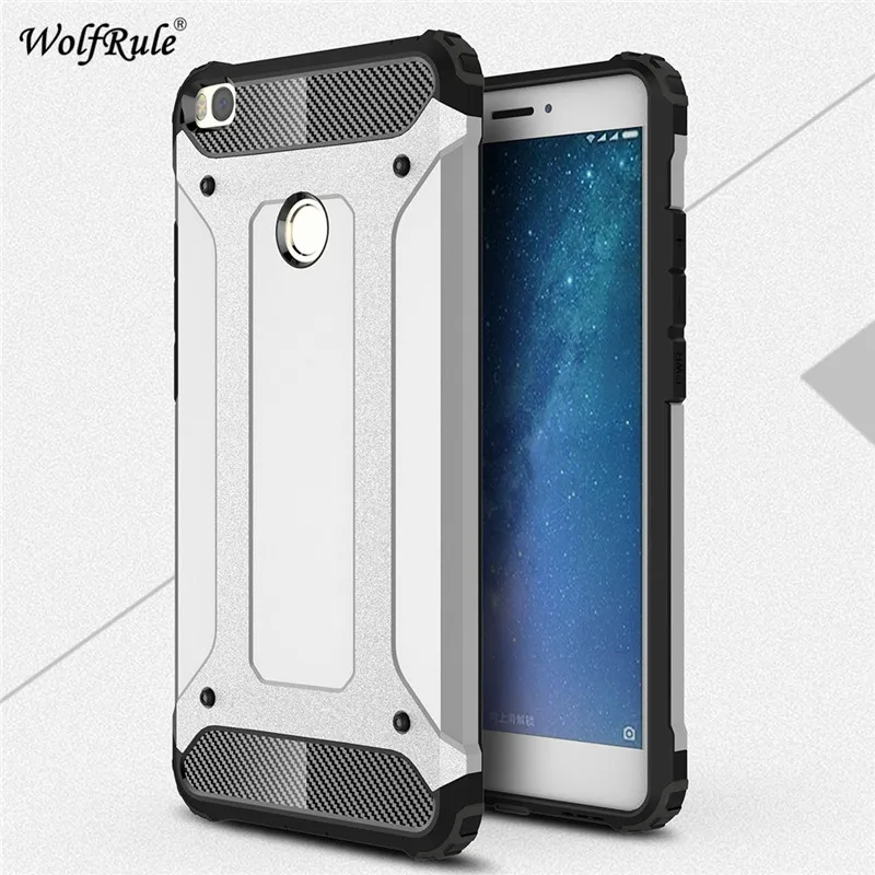 Wolfrole Xiaomi Mi Max 2 чехол Max2 противоударный силиконовый + пластиковый для MiMax 2|case for