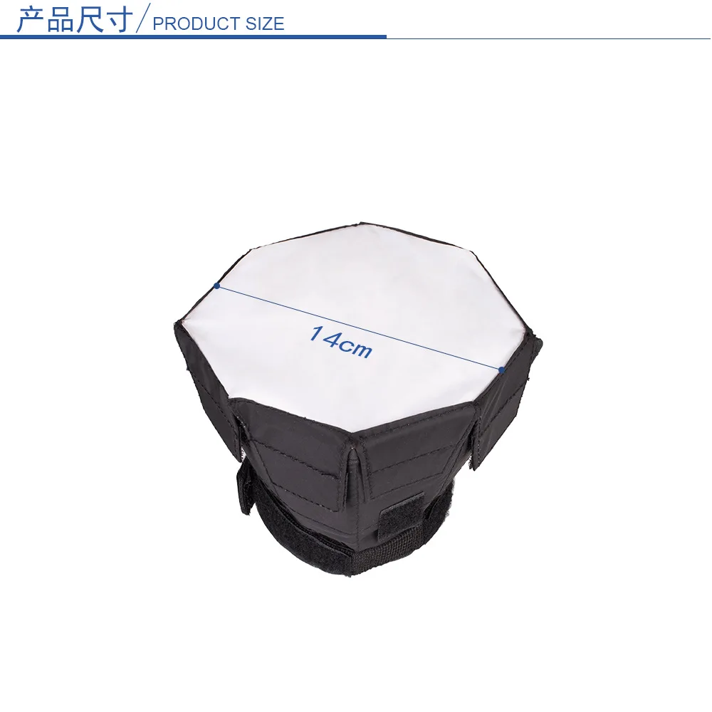 Prata Refletor Difusor Flash софтбокс Профессиональный мини Foto Suave Caixa De Luz para для камеры Canon Nikon