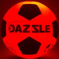 New Tech Led Football Light Up Soccer Ball Official Size 5 Glow at Night With Bright Led Light Up Inside Lights Up When Kicked