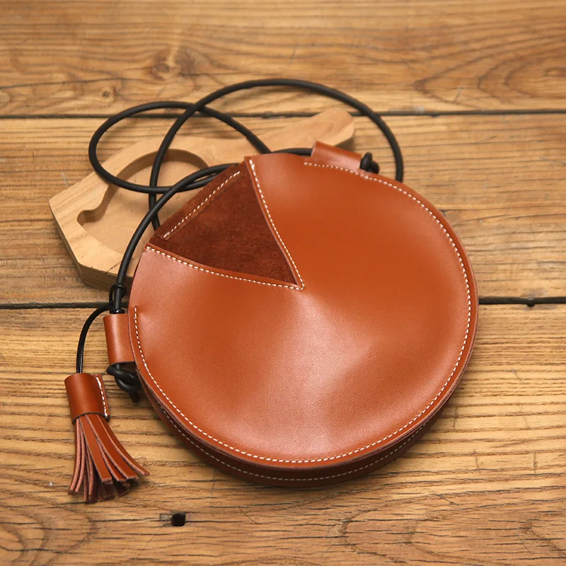 Женская сумка-Кроссбоди WOONAM маленькая сумка из натуральной телячьей кожи с