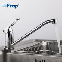frap new arrival chrome kitchen sink faucet cold and hot water mixer tap single handle torneira cozinha with long nose 4913
