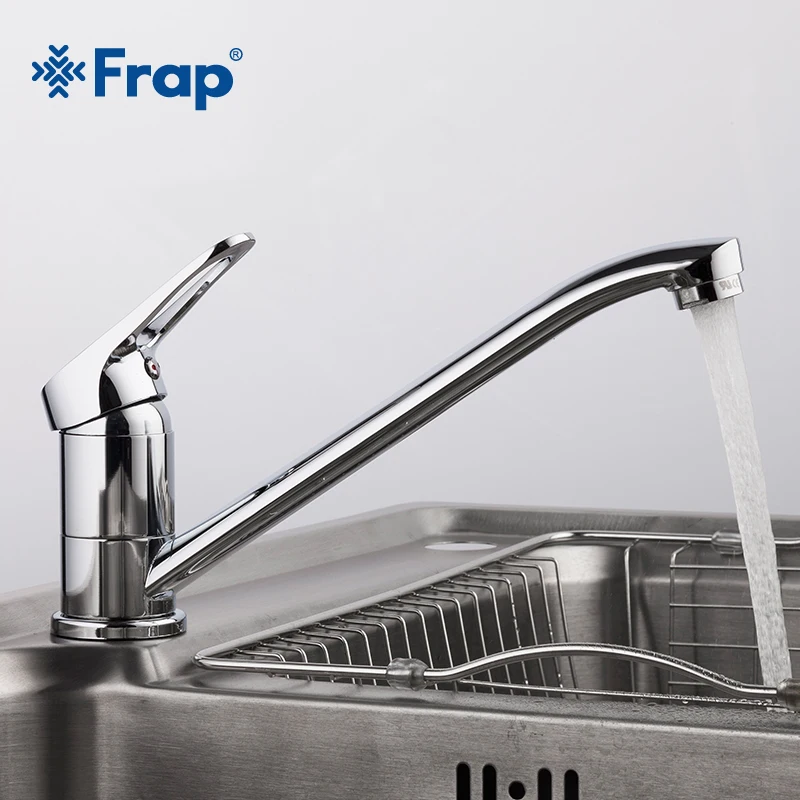 Смеситель для холодной и горячей воды Frap хромированный смеситель кухонной