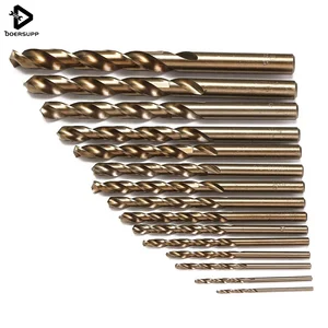 Спиральное сверло Doersupp M35 из кобальтовой стали, 15 шт.компл., HSS-CO, 1,5-10 мм, длина 40-133 мм